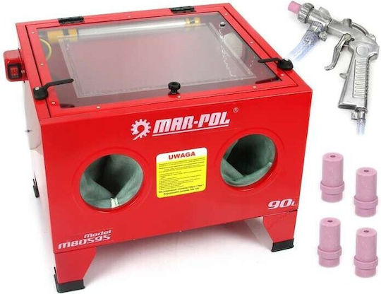 Mar-Pol Cabinetul Sandblaster Banc 90 Litri