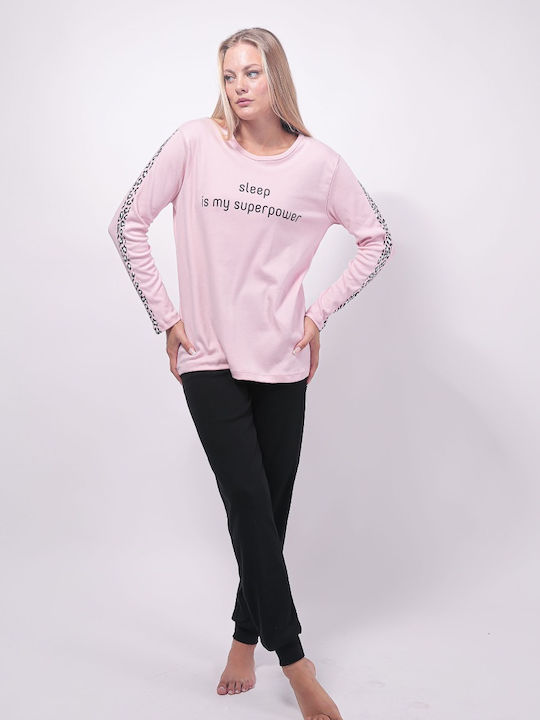Women's Pyjamas Cherry Underwear Pink With Leo Pink