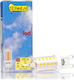 123led Λάμπα LED 3.2W για Ντουί G9 Θερμό Λευκό 325lm Dimmable