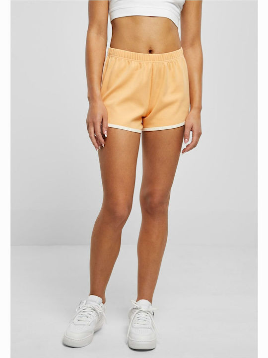 Urban Classics TB4372 Women's Sporty Shorts Orange