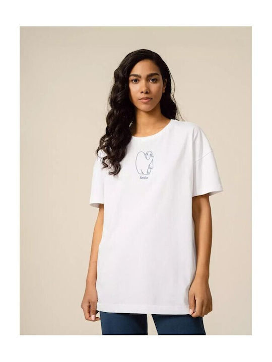 Outhorn Damen Sportlich T-shirt Weiß