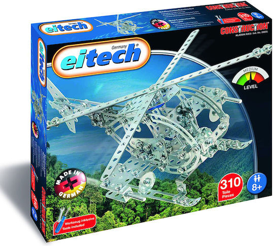 Eitech Παιχνίδι Κατασκευών Μεταλλικό Ελικόπτερο Μάχης για Παιδιά 8+ Ετών