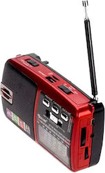 Golon RX-7600BT Portable Rechargeable Red
