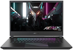 Gigabyte AORUS 15 9KF 15.6" FHD 144Hz (i5-12500H/8GB/512GB SSD/GeForce RTX 4060/W11 Acasă) (Tastatură US)