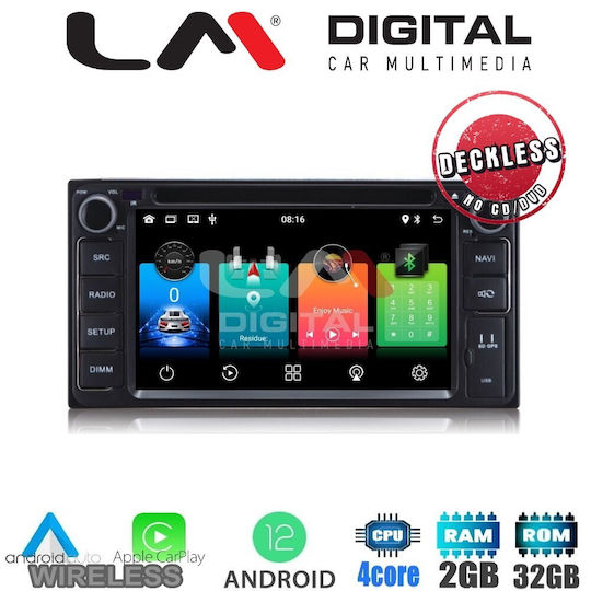 LM Digital Ηχοσύστημα Αυτοκινήτου για Toyota Hilux / Yaris / RAV 4 / Celica / Prius Nissan Micra / Note 2012-2019 (Bluetooth/USB/WiFi/GPS) με Οθόνη Αφής 9"