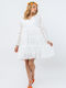 Freestyle Summer Mini Dress White