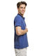 Polo Kurzarmbluse Blau
