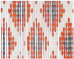 EDM Grupo Plastic Door Curtain Orange 90x210cm S7901367