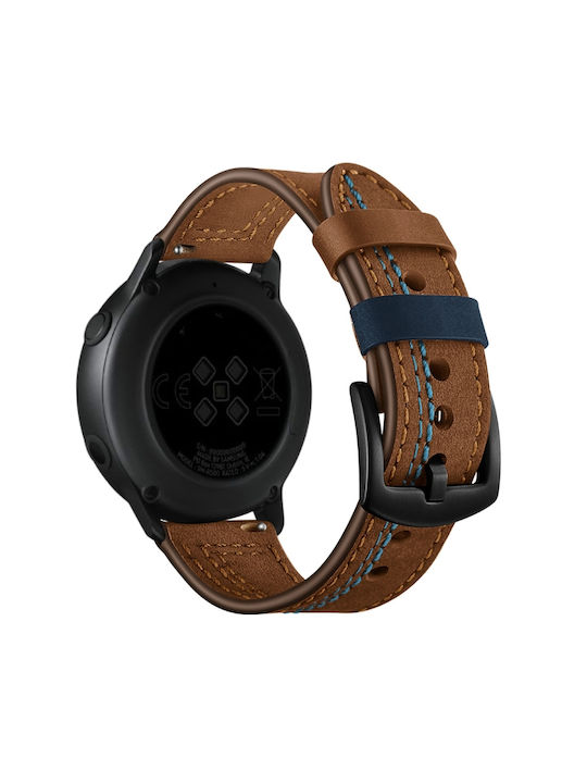 Λουράκι Δερμάτινο Brown / Blue (Huawei Watch GT3 (46mm))