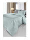 Guy Laroche Sheet King Size with Elastic 180x200+42cm. Color Plus Mint