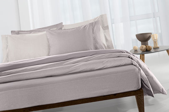 Guy Laroche King Size 180x200+42cm mit Gummizug Color Plus Melanze