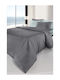 Guy Laroche Sheet for Single Bed 170x270cm. Color Plus Anthracite