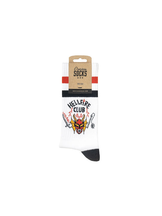 American Socks Hellfire Club Αθλητικές Κάλτσες Λευκές 1 Ζεύγος