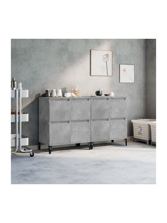 Wooden Buffet Gray L60xW35xH70cm