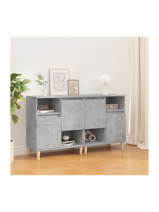 Wooden Buffet Gray L60xW35xH70cm