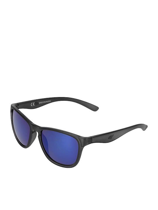 4F Herren Sonnenbrille mit Gray Kunststoff Gest...