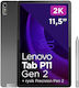 Lenovo Tab P11 (2nd Gen) 11.5" με WiFi & 4G (6GB/128GB/Precision Pen 2) Storm Grey