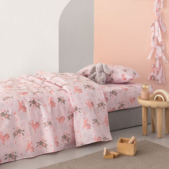 Palamaiki Semi Double Set My Kingdom Pink 165x260cm