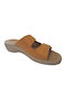 Flache Sandalen für Damen Anatomisch in Gelb Farbe