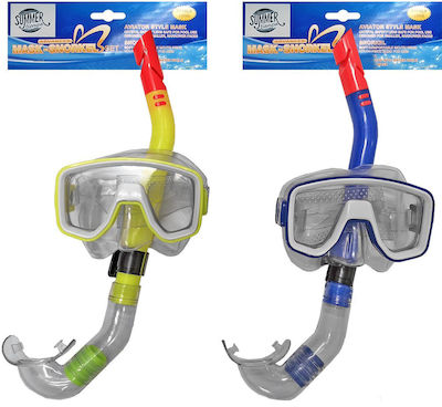 Summertiempo Diving Mask with Breathing Tube Children's (Μiscellaneous Designs/Colors)