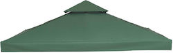 Outsunny Gazebo Κάλυμμα για Κιόσκι Πράσινο 3x3m