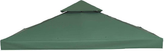 Outsunny Gazebo Acoperiș pentru foișor Verde 3x3m
