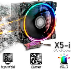 X5-I Ψύκτρα Επεξεργαστή για Socket 115x/2011/2066/775 με RGB Φωτισμό