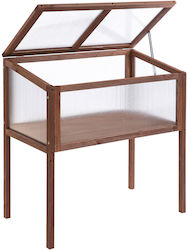 Outsunny Greenhouse Seed Propagator with Wooden Frame Outsunny Greenhouse Seed Propagator with Wooden Frame