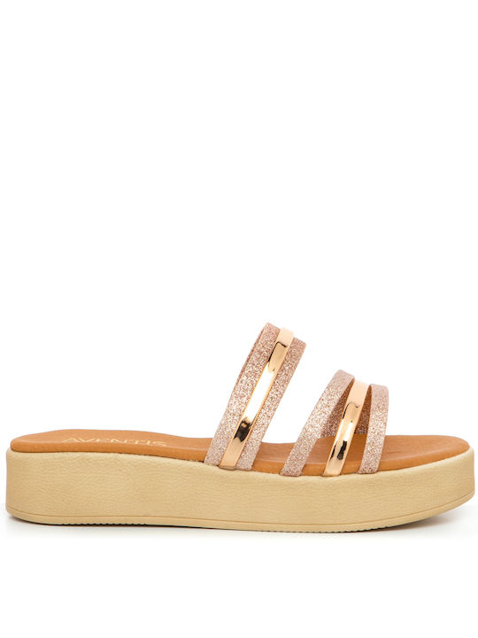 Women's flatform Aventis 1935 ROSEGOLD FLATFORM