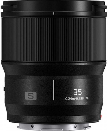 Panasonic Full Frame Camera Lens LUMIX S 35mm F1.8 Telephoto for Leica L Mount Black