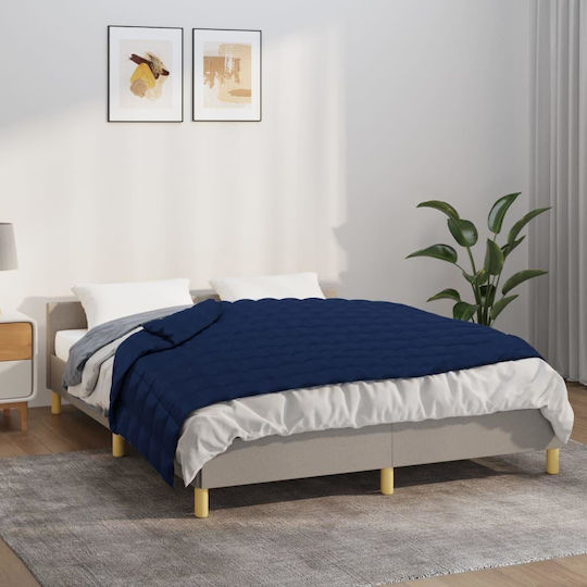 vidaXL Schwerkraftdecke Couch 122x183cm Blau