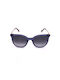 Carolina Herrera Women's Sunglasses with Navy Blue Frame and Gray Gradient Lenses SHE861 04AL