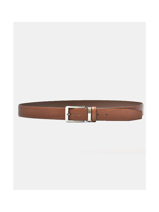 Borsche Men's Leather Belt Brown