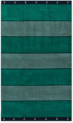 Nef-Nef Granada Beach Towel Cotton Green 180x100cm.