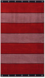 Nef-Nef Granada Beach Towel Cotton Red 180x100cm.