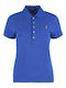 Ralph Lauren Damen Polo Bluse Kurzarm Blau