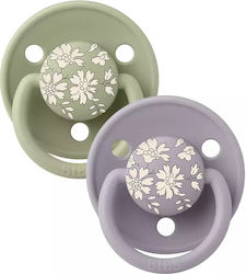 Bibs X Liberty De Lux Suzete Silicon Capel - Amestec Sage pentru 0-36 luni 2buc