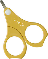 Saro Baby Nail Scissors Yellow 1pcs