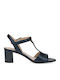 Leder Sandalen Schwarz