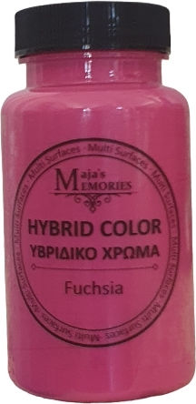 Maja's Memories Maja's Memories Μεταλλικό Liquid Craft Paint Fuchsia for Wood, Fabric, Porcelain, Glass and Leather 120ml