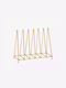 Madam Stoltz Metallic Magazine Rack Gold 18x8x15cm