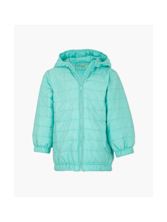 Losan Kids Casual Jacket Long with Hood Turquoise