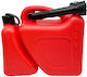 Vltools Double Compartment Fuel Container Plastic with Extension Tube 7lt Red