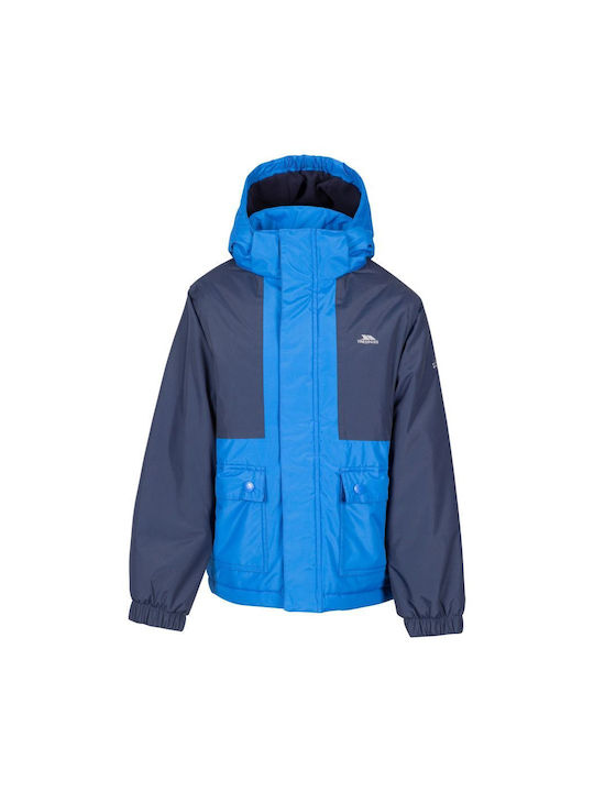 Trespass Boys Casual Jacket Blue with Ηood