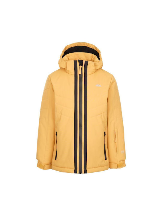 Trespass Boys Casual Jacket Yellow with Ηood