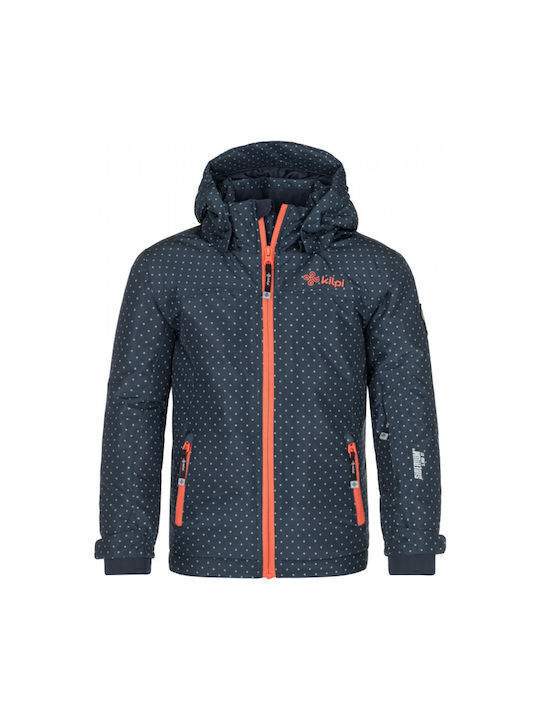 Kids' Sports Jacket Short with Hood Navy Blue