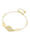 Vogue Bracelet made of Silver Gold Plated with Zircon