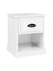 Wooden Bedside Table White 39x39x47.5cm