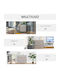 Wooden Chest of Drawers with 4 Drawers Gray 76x35x72cm