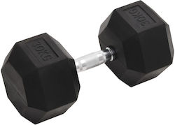 vidaXL Hexagon Dumbbell 1 x 30kg vidaXL Hexagon Dumbbell 1 x 30kg